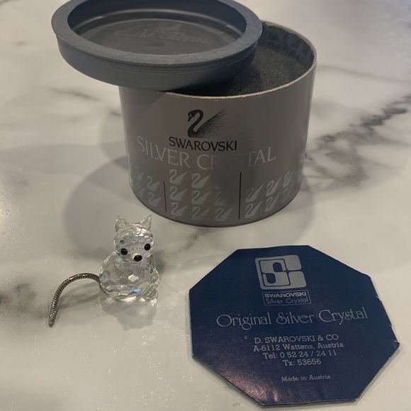 Swarovski Silver Crystal Cat - Picture 5 of 6